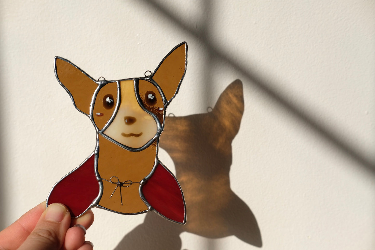 Pet Portrait with Red Scarf / Reserved