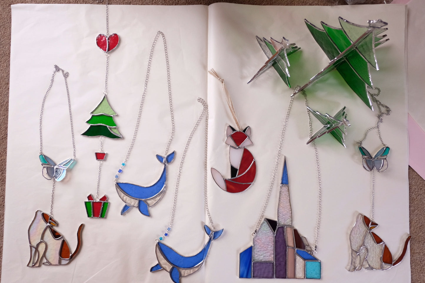 8 Christmas Ornaments from St. Andrew / Reserved