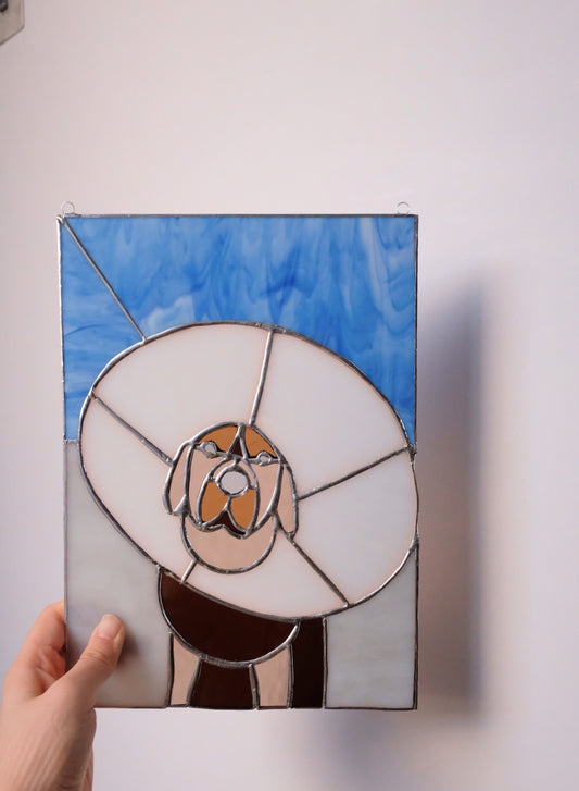 Two Dog Portrait Panels / Reserved