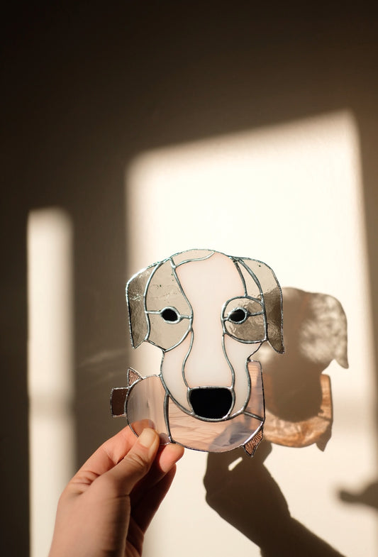 Dog Portrait with Piglets / Reserved