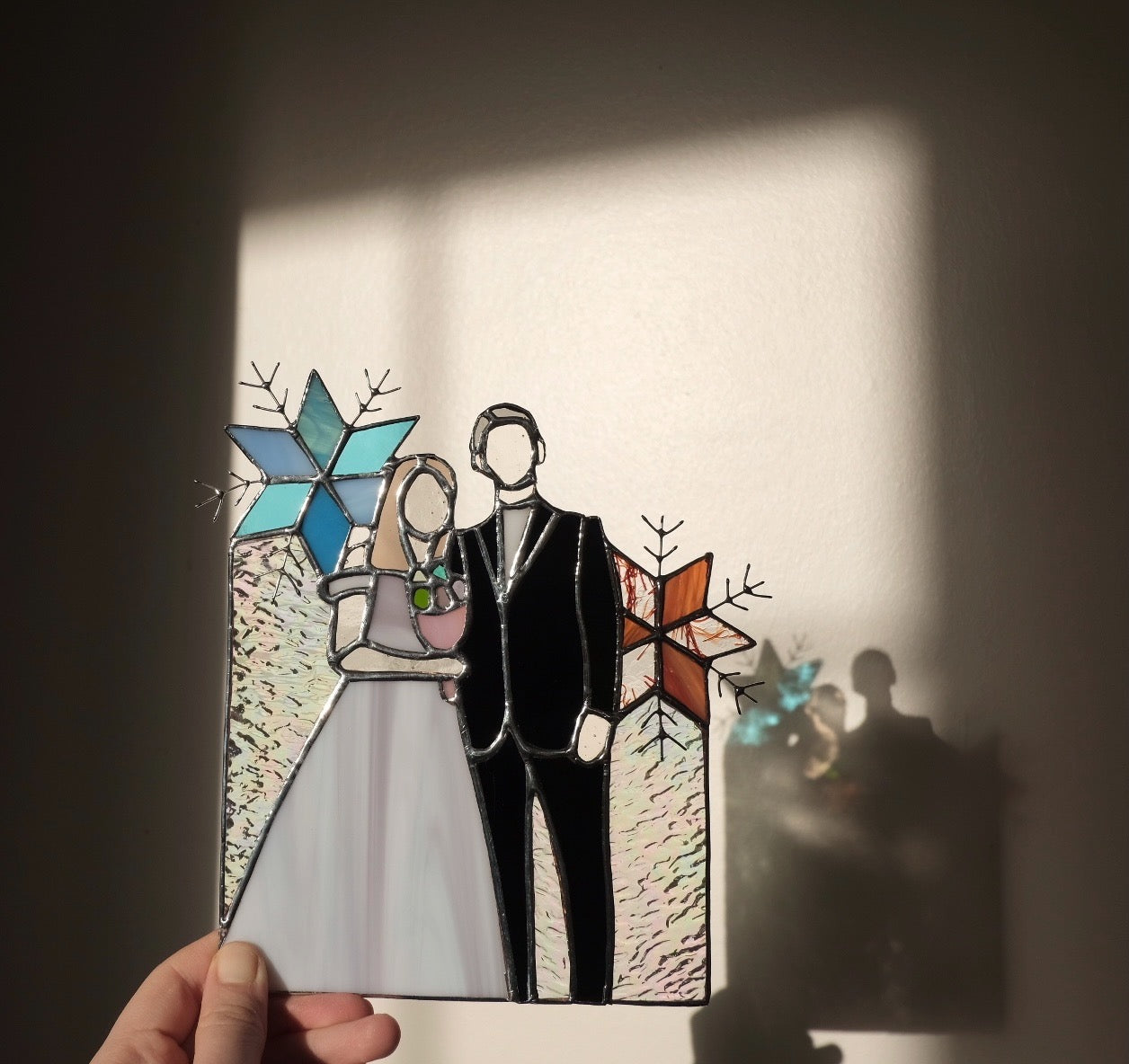 Wedding Couple with Starts / Reserved