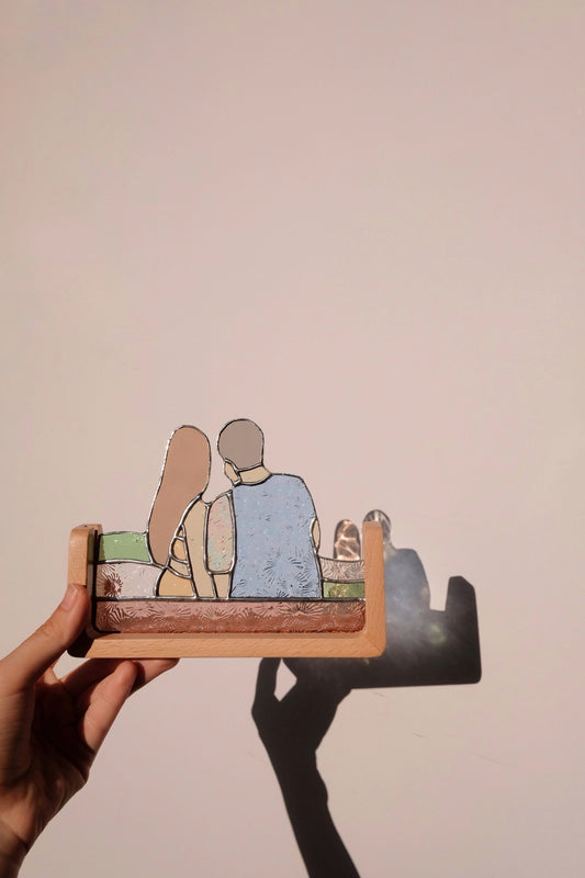 Couple in Clear Glass / Reserved