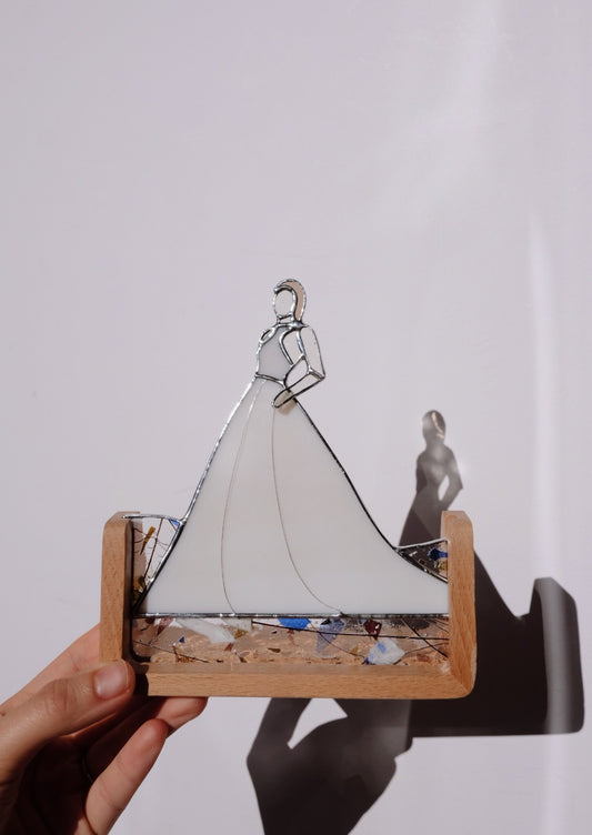 Lady with White Wedding Dress / Reserved