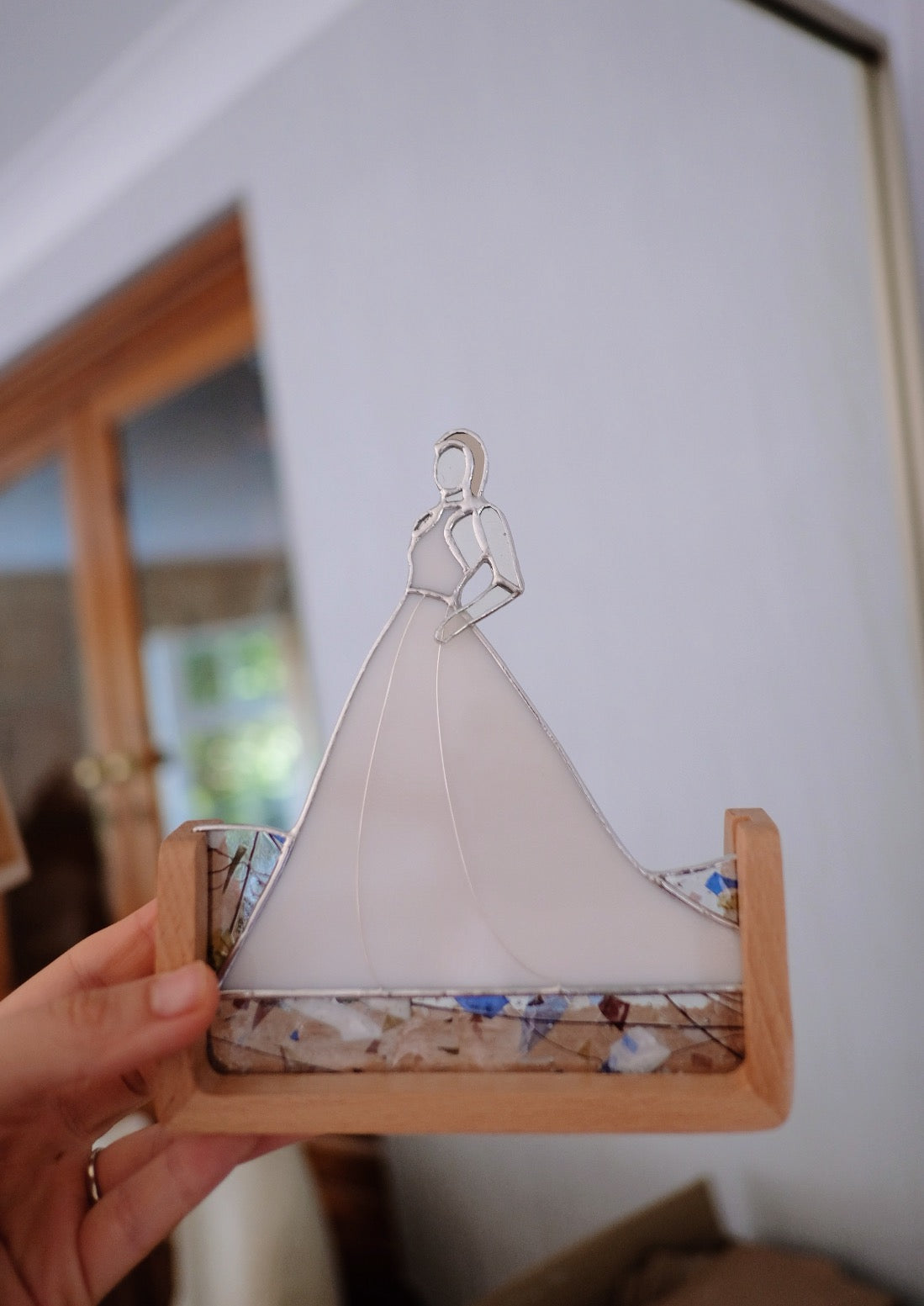 Lady with White Wedding Dress / Reserved