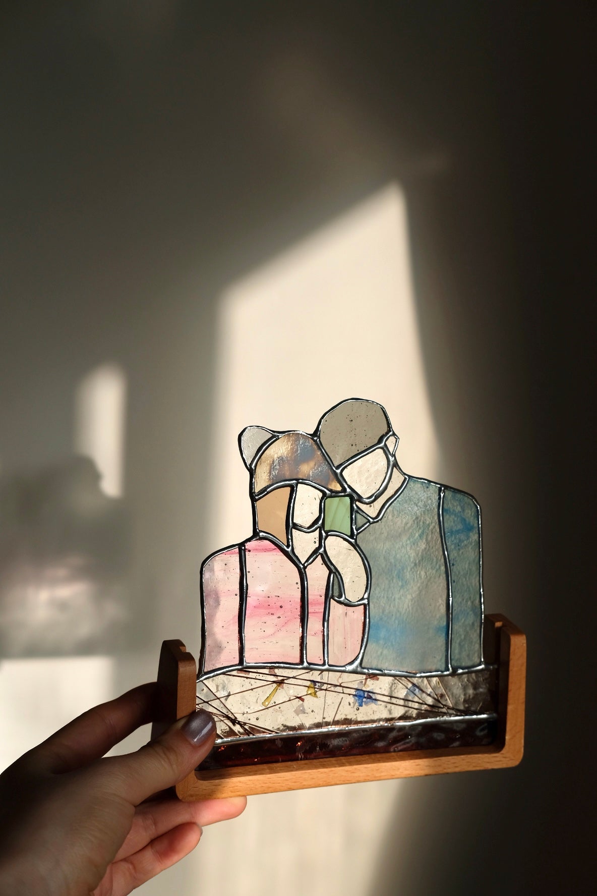 Couple in Light Pink and Blue / Reserved