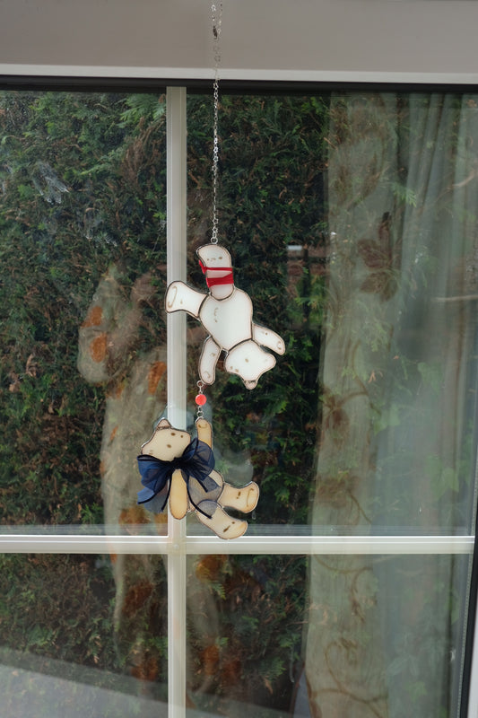 Two Bears Holding Hands / Reserved