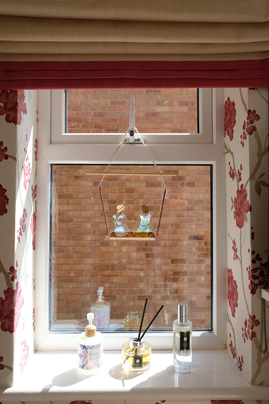 Friends Playing Swing / Reserved