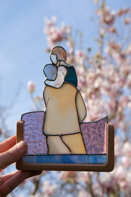 Friends with Purple Background